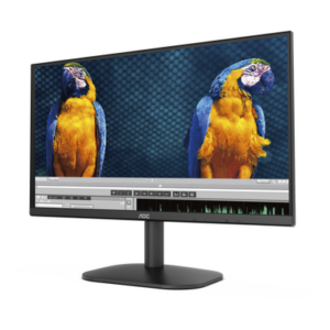 Monitor LED de 23.8" VESA, Resolución 1920 x 1080 Pixeles, Entradas de Video VGA/HDMI. Panel VA LCD Backlight LED. Ultra Delgado