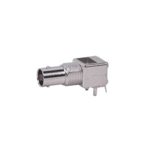 Conector BNC PCB MT R/A Metal 75 Ohm.