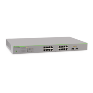 Switch PoE+ Gigabit WebSmart de 16 puertos 10/100/1000 Mbps (2 x Combo) + 2 puertos gigabit SFP (Combo), 185 W