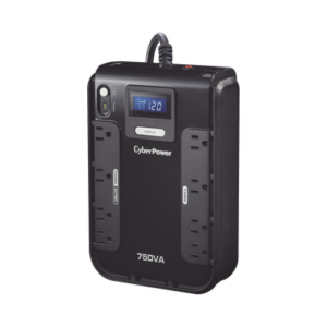 UPS de 750 VA/420 W, Topología Standby, Entrada 120 Vca NEMA 5-15P, Tipo Gabinete Compacto, Con 8 Tomas NEMA 5-15R