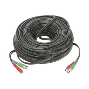 Cable coaxial ( BNC RG59 ) + Alimentación / SIAMÉS / 40 Metros / 100 % COBRE / Para Cámaras 4K / Uso interior y exterior