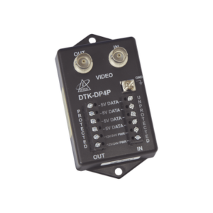 Protector para alimentación, datos y video para cámara PTZ de 12 Vcc-24 Vca, conector BNC y terminal
