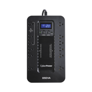 UPS de 850 VA/510 W, Topología Standby con Modo Ahorrador ECO, Entrada 120 Vca NEMA 5-15P, Con 12 Tomas NEMA 5-15R