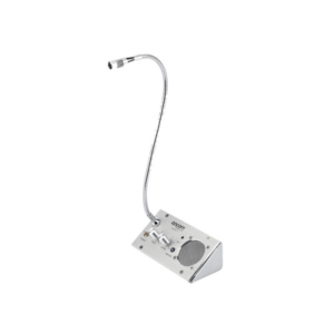Sistema de Intercomunicación | Ideal para Ventanillas | Audio de voz de dos vías | 12V/1A 2W | Micrófono Interior + Micrófono Exterior
