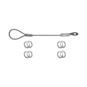 Kit de cable de proteccion anticaida para camaras antiexplosion wisenet