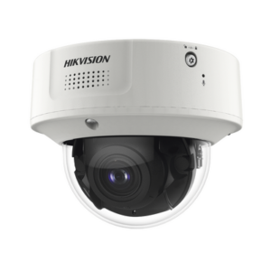 Domo IP 8 Megapixel / Lente Mot. 2.8 a 12 mm / DARKFIGHTER / WDR 120 dB / IK10 / 30 mts IR / Conteo Facial / Detección Facial / Interior / PoE / Búsqueda por Atributos / Micrófono Integrado / Micro SD