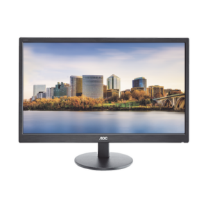Monitor LED de 24", Resolución 1920 x 1080 Pixeles con Entradas de Video VGA/HDMI. Panel MVA y Altavoces Integrados. Compatible VESA