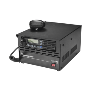 Gabinete para Radios ICOM Serie 121/221/121S/221S/M/5013 compatible con Fuente de Poder SEC (Fuente y Radio NO incluidos).
