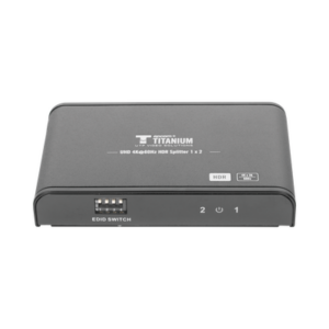 Divisor (Splitter) HDMI 4K de 1 Entrada a 2 Salidas (Simultaneas) / Soporta 4K×2K / Ajuste de resoluciones EDID / HDR / HDMI 2.0 / HDCP 2.2 / Soporta formatos de Audio Dolby Digital / Longitud del cable de entrada y salida ≤10m.