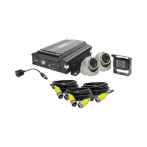 KIT DVR PARA VEHICULO / INCLUYE / CÁMARAS PARA INTERIOR / CÁMARA PARA EXTERIOR, / 2MP AHD / CABLES EXTENSORES / ADAPTADOR LAN.