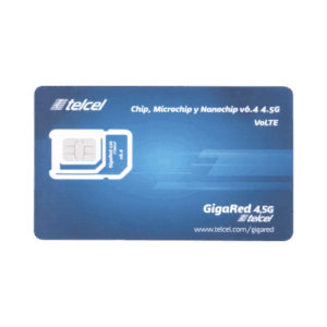 SIM SYSCOM 2 GB mensual para dispositivos móviles 3G/4G (Telcel) 1 año de servicio (solo datos)