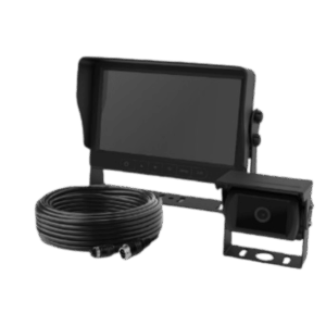 Sistema Profesional de Cámara de Reversa y Monitor para Vehículos de Trabajo y Montacargas con inteligencia IA para la detección de peatones