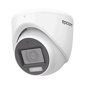 [Dual Light + ColorVu] Turret TURBOHD 3K (5 Megapixel) / Lente 2.8 mm / 30 mts IR + 20 mts Luz Blanca / Gran Angular 104.9° / uso en interior / dWDR / 4 Tecnologías / Policarbonato