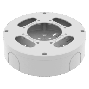 Caja de conexion para uso interior compatible con Camaras tipo domo IP Serie X Hanwha, XND-C9083RV, XND-C8083RV, XND-6083RV, XNV-9083R, XND-8082RV
