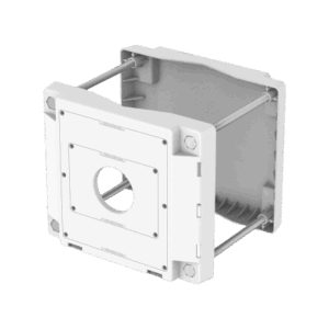 Soporte de Poste / Montura de Aluminio / Color Blanco / Carga Máxima 40 kg / Certificaciones FCC-CE-EAC-UL