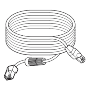Cable Extensión de 15 Metros (49.21 Pies) para Colocar Lentes Remotos Compatible con Cámara PNM-9000QB Hanwha