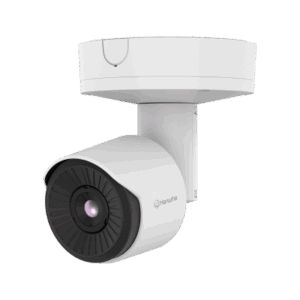 Cámara Térmica AI Radiométrica QVGA / Detector Microbolómetro 384x288 / Clasificación AI Persona-Vehiculo / Rango Temperatura -40°C a 550°C / NETD ≤30mK / IP66 IK10 / PoE y 12VDC / ONVIF S,G,T,M