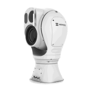 Mini Punta de Poste IP Dual / Térmica 25 mm (384 X 288) + Óptico 32X (4 Megapixel) / 800 mts IR / IP66 / Detección de Temperatura / microSD
