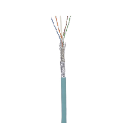Cable SF/UTP Cat 6A / Blindado Doble / 80 m (262.5 ft) a 500 MHz / Multifilar 24/7 AWG / Resistente Aceite y UV / 305 m (1000 ft)