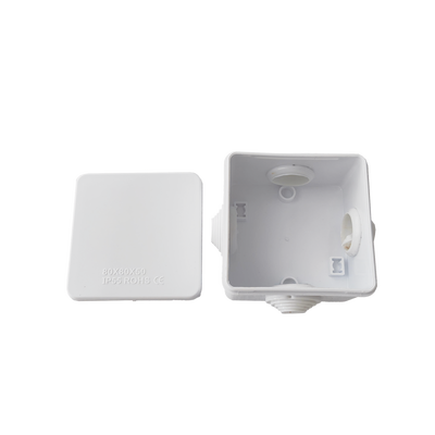 Caja de Derivación IP / IP55 / IK07 / 4 Entradas / 80 x 80 x 50 mm (3.15 x 3.15 x 1.97 in) / ABS Antiflama - Imagen 2
