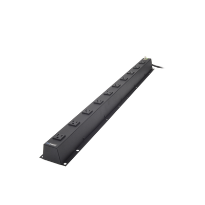 PDU Vertical / 10 Contactos NEMA 5-15R / 120Vca 15A / 2.5m Cable / 3.1 x 37.5 x 3.9 in - Imagen 3