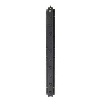 PDU Vertical / 10 Contactos NEMA 5-15R / 120Vca 15A / 2.5m Cable / 3.1 x 37.5 x 3.9 in - Imagen 2