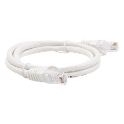 Cable de Parcheo UTP Cat6 / 1 Metro (3.28 Pies) / Blanco / 1 Gbps+ / RJ45 - Imagen 2