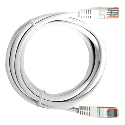 Cable de Parcheo UTP Cat5e / 0.5 Metros (1.64 Pies) / 100 Ohms / Blanco - Imagen 2