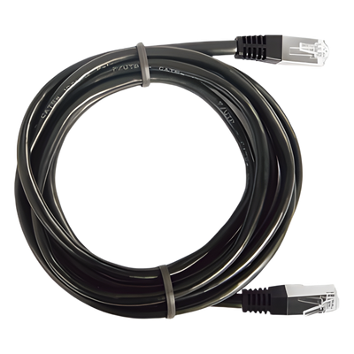 Cable de Parcheo / FTP Cat6 / 0.5 m (1.64 ft) / Blindaje Global / Cobre / Negro - Imagen 2