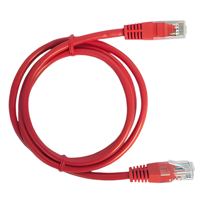 Cable de Parcheo UTP / Cat6 / 2 m (6.56 ft) / Rojo / 1 Gbps+ / IEEE 802.3 - Imagen 2