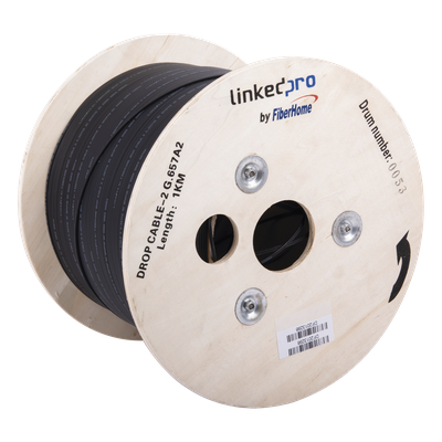 Carrete de Fibra Óptica Drop / 1 km / G.657A2 Bifibra / LSZH / Interior-Exterior / 3.28 ft (1 km) - Imagen 2