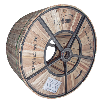 Cable ADSS / G.652D Monomodo / 96 Hilos / Span 100 m (328 ft) / 4 km (2.49 mi) / Exterior HDPE - Imagen 2