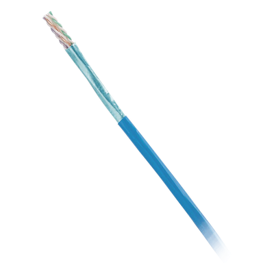 Bobina de Cable Blindado F/UTP / Cat6 / 4 Pares / 23 AWG / LSZH / 305 m (1000 pies) / Azul - Imagen 2