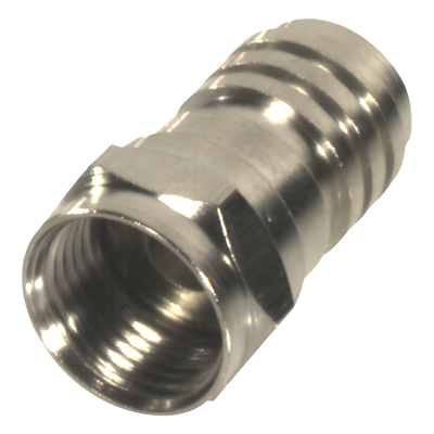 Conector Coaxial F Macho / Plegable / RG-59/U / 75 Ohm / Cuerpo Níquel / 24 mm - Imagen 2