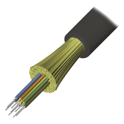 Cable de Fibra Óptica / 6 Hilos / Interior-Exterior / Tight Buffer / Dieléctrico Riser / OM3 50/125 / 1 Metro (3.28 Pies) - Imagen 2