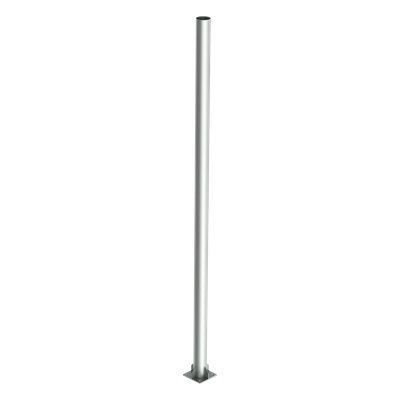 Poste Tubular de Acero Galvanizado / 6 m (19.7 ft) de Altura / Carga Máxima 20 kg / Base 30 x 30 cm / Cédula 30 - Imagen 2
