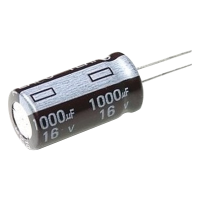 Capacitor Electrolítico de Aluminio / 1000 µF / 16 Vcc / Radial / 105 °C / 10 x 15 mm