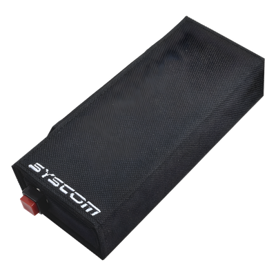 Estuche de Transporte / Poliéster con Cartón / 19.6 x 16 cm / 7.7 x 6.3 in / Compartimento Pila 9V / Cierre Velcro