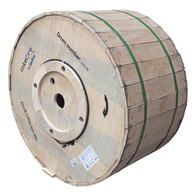 Cable de Fibra Óptica Aérea Mini ADSS / Monomodo G.652D / 6 Hilos / Span 80 m (262.5 ft) / Loose Tube / Exterior MDPE / Sin Metal