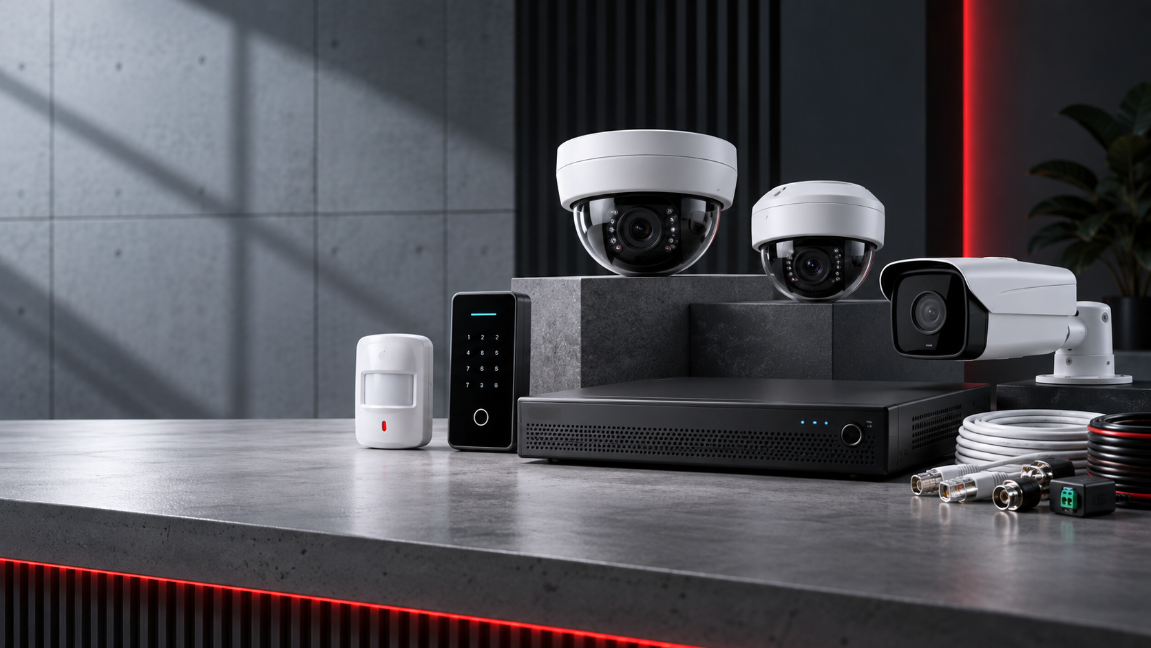 C&aacute;maras domo y bullet, grabador y equipos de seguridad electr&oacute;nica