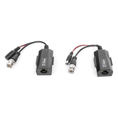 Kit de Transceptores Activos / Transmisión 4K / 150 m (492.1 ft) / Alimentación 12V/24V CC/CA / UTP Cat5e/6 / Compatible HD-TVI, HD-CVI, AHD, CVBS - Imagen 2
