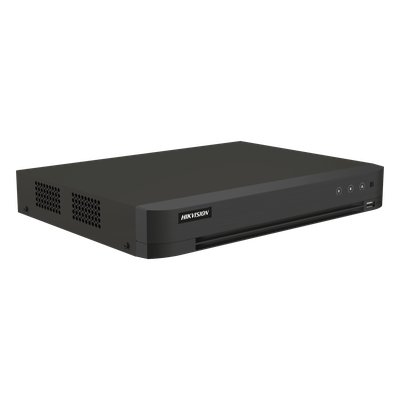 DVR Pentahíbrido / 16 Canales TurboHD + 16 Canales IP / 8 Megapixel (4K) / H.265+ / Audio Bidireccional / 1 Bahía HDD 10 TB / AcuSense - Imagen 2