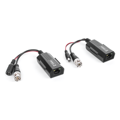 Kit de Transceptores Activos / Transmisión 4K / 150 m (492.1 ft) / Alimentación 12V/24V CC/CA / UTP Cat5e/6 / Compatible HD-TVI, HD-CVI, AHD, CVBS - Imagen 3