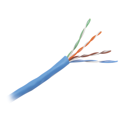 Bobina UTP / Cat 5e / 24 AWG / CMR / 305 m (1000 ft) / 4 Pares / Azul - Imagen 2