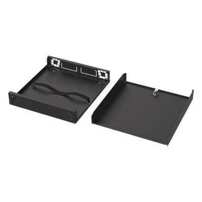 Gabinete de Seguridad para DVR/NVR / Acero Calibre 20 / Ancho 396 mm / Compatible con Rack 19' / Ventilación Lateral - Imagen 2