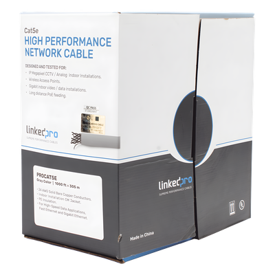 Cable UTP / Cat5e / 24 AWG / 305 m (1000 ft) / 100% Cobre / UL / Interior - Imagen 2