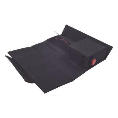 Estuche de Transporte / Poliéster con Cartón / 19.6 x 16 cm / 7.7 x 6.3 in / Compartimento Pila 9V / Cierre Velcro - Imagen 2