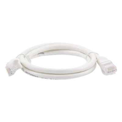 Cable de Parcheo UTP Cat6 / 1 Metro (3.28 Pies) / Blanco / 1 Gbps+ / RJ45 - Imagen 3