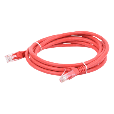 Cable de Parcheo UTP / Cat6 / 2 m (6.56 ft) / Rojo / 1 Gbps+ / IEEE 802.3 - Imagen 3