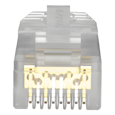 Plug RJ45 / Cat6A / 23-24 AWG / 50μm Oro / 2500 Ciclos / 100 Piezas / 0.26-0.31 in Diámetro - Imagen 3